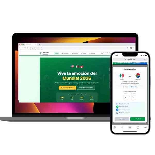 Plataforma de polla mundialista para empresas Bitu